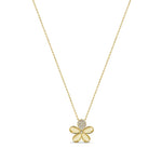 Load image into Gallery viewer, Petite Flower Diamond Necklace
