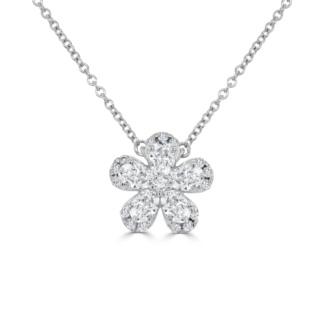 Peony Flower Necklace