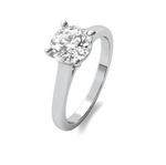 Load image into Gallery viewer, Cathedral 4 Prong Round Solitaire Semi Mount
