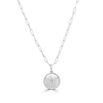 Load image into Gallery viewer, Emery Emerald Cut Diamond Medallion Necklace
