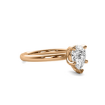 Load image into Gallery viewer, Dainty Pear Shape Solitaire Semi Mount
