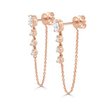 Load image into Gallery viewer, Marseille Oval &amp; Round Diamond Earrings
