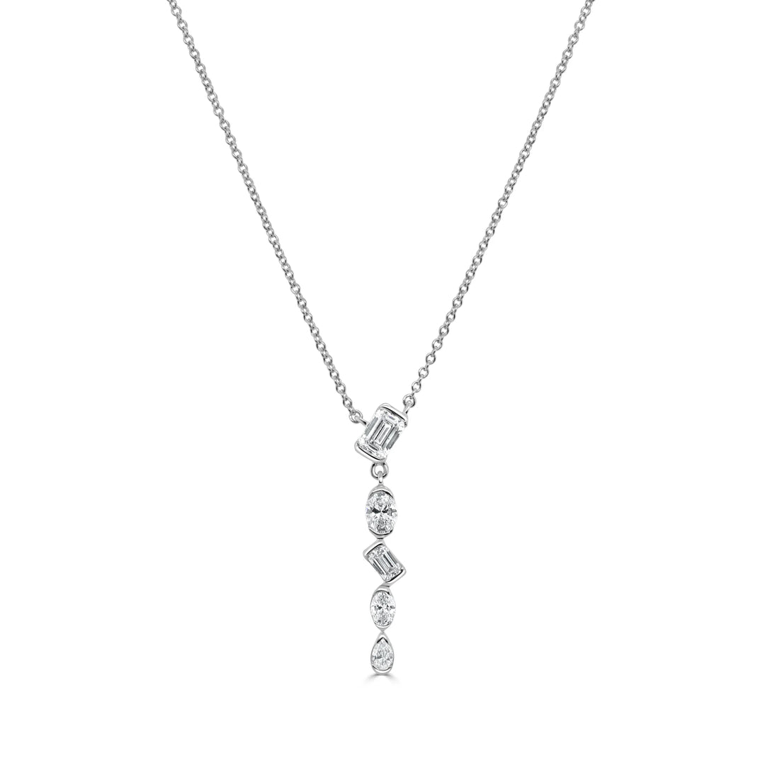 Mixed Shaped Nilay Diamond Necklace