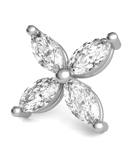 Piazza Marquise Lab Grown Diamond Earrings