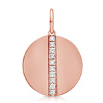 Load image into Gallery viewer, Disco Diamond Circle Disc Charm
