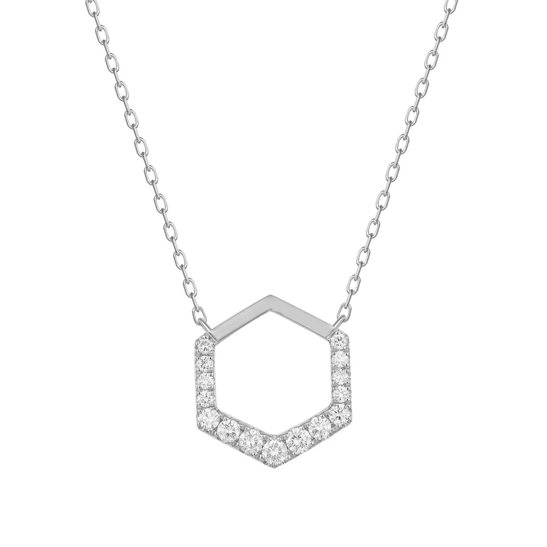 Paris Diamond Octagon Necklace