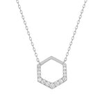 Load image into Gallery viewer, Paris Diamond Octagon Necklace
