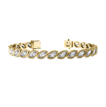 Load image into Gallery viewer, Lab Grown Diamond Marquise Bezel Tennis Bracelet
