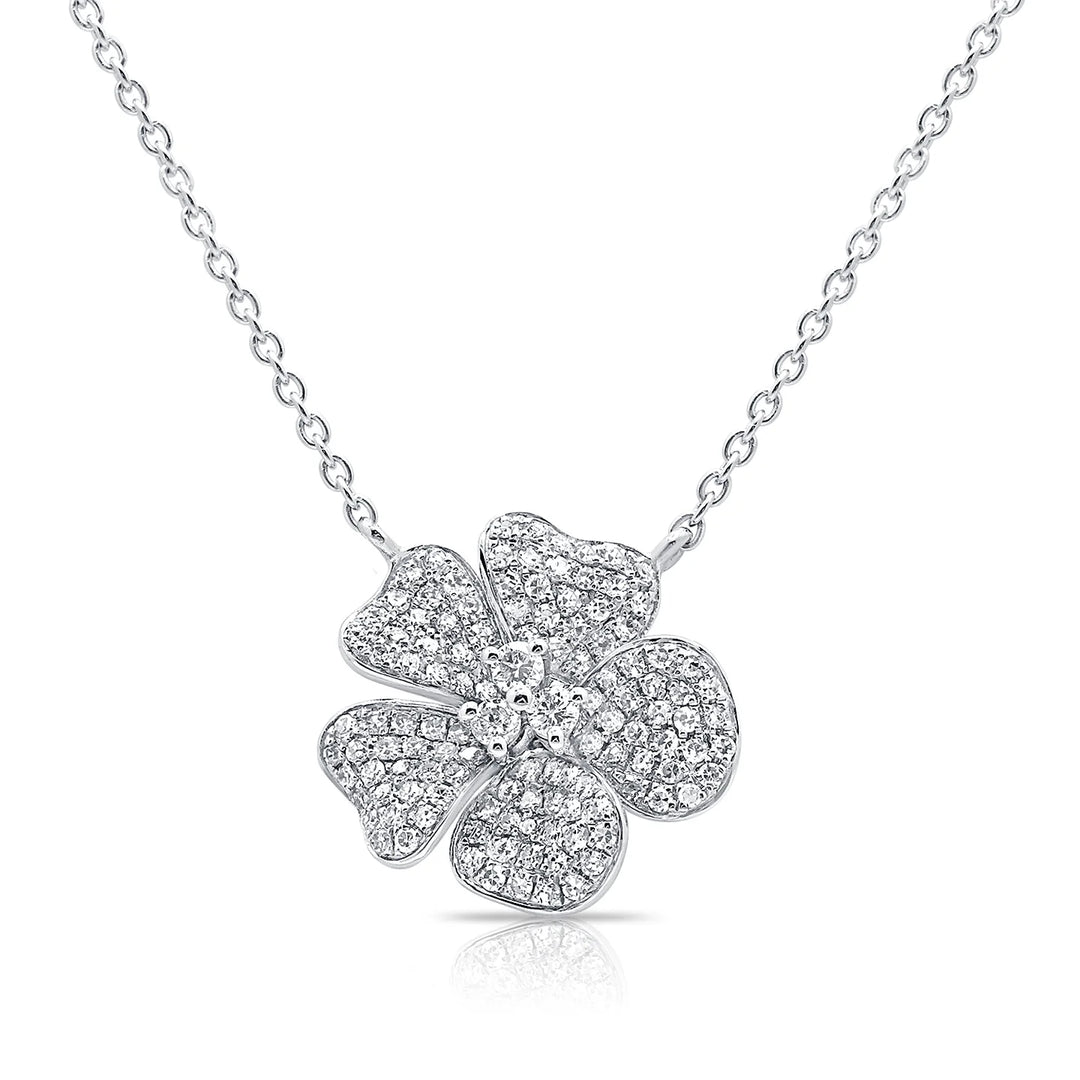 Jasmine Diamond FLOWER Necklace