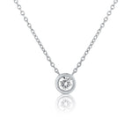 Load image into Gallery viewer, Diamond Bezel Necklace
