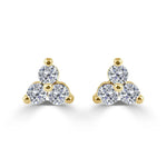 Load image into Gallery viewer, Triangle Diamond Earrings
