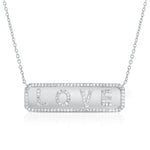Load image into Gallery viewer, Amore Diamond Plate Necklace
