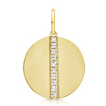 Load image into Gallery viewer, Disco Diamond Circle Disc Charm
