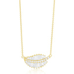 Load image into Gallery viewer, Diamond Willow Leaf Necklace

