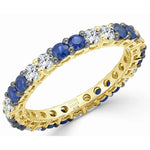 Load image into Gallery viewer, Rachel Blue Sapphire &amp; Diamond Ring
