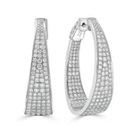 Load image into Gallery viewer, Taylor Diamond Hoop Earrings
