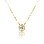 Load image into Gallery viewer, Diamond Bezel Necklace
