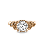 Load image into Gallery viewer, Leaf Diamond Semi Mount
