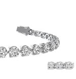 Load image into Gallery viewer, Three Prong Tennis Bracelet
