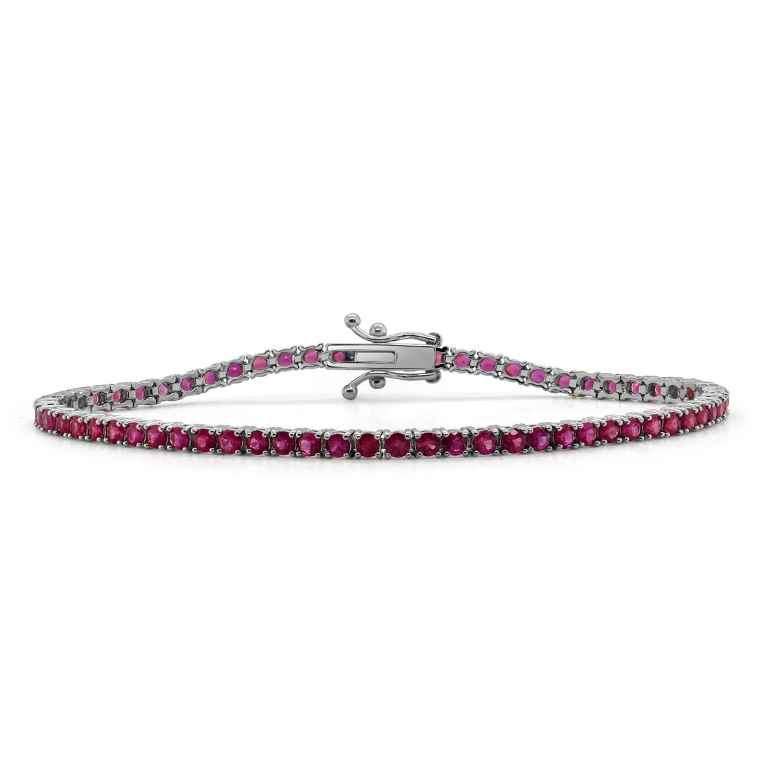 Ruby Red Tennis Bracelet