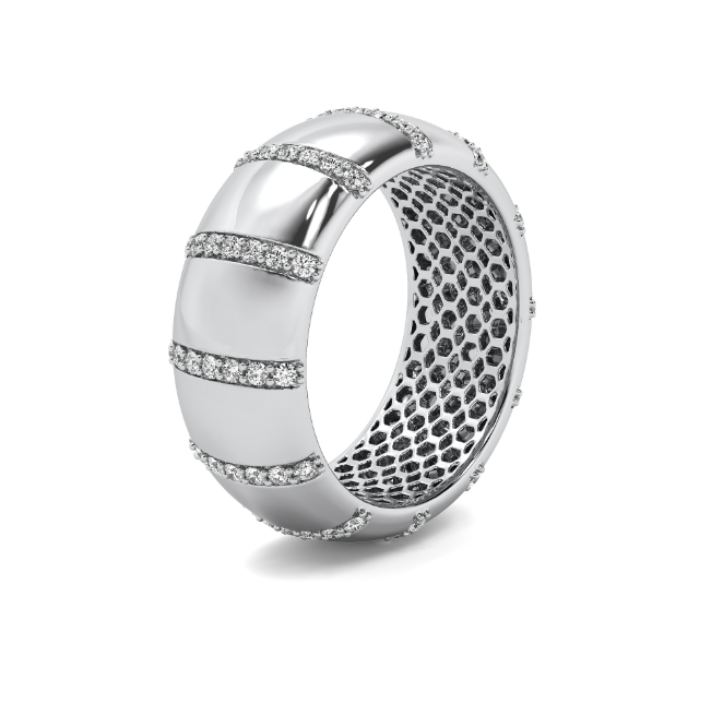 Chic String Diamond Ring