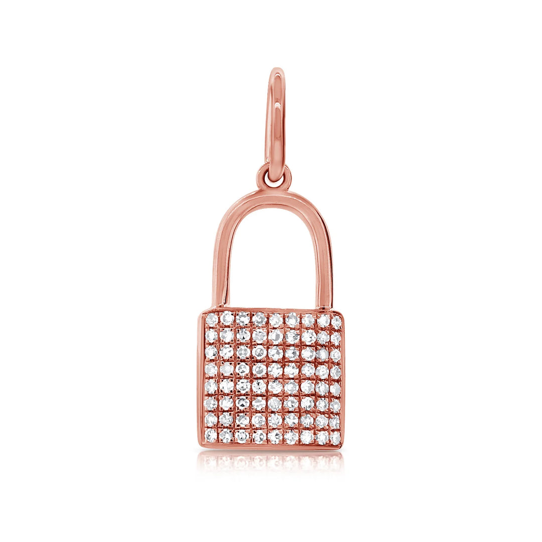 Diamond Lock Charm