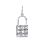 Load image into Gallery viewer, Diamond Lock Charm
