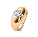 Load image into Gallery viewer, Chunky GOLD Domed Signet Band

