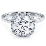 Load image into Gallery viewer, Cushion Halo Semi Mount
