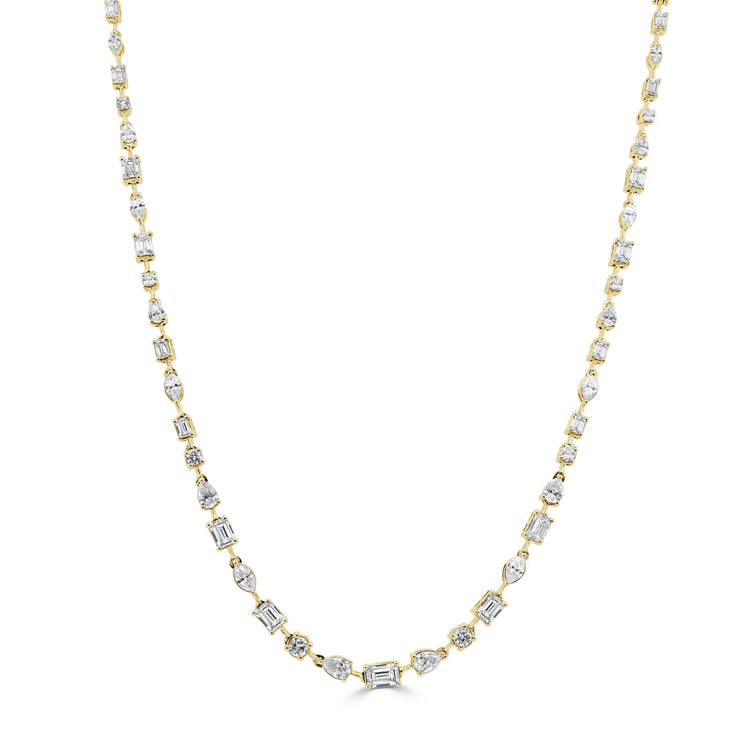 Fancy Shape Loretta Diamond Necklace
