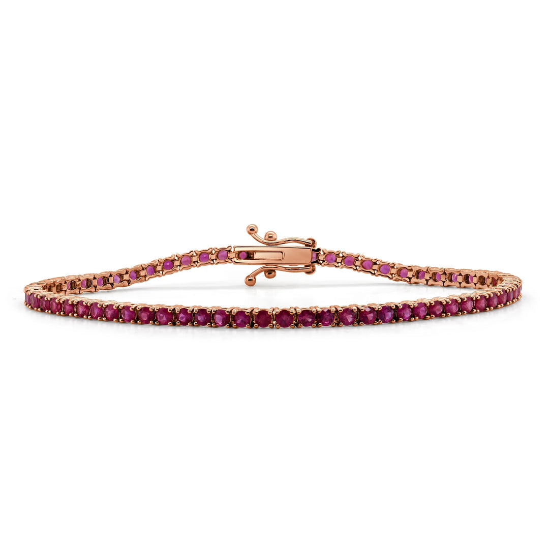 Ruby Red Tennis Bracelet