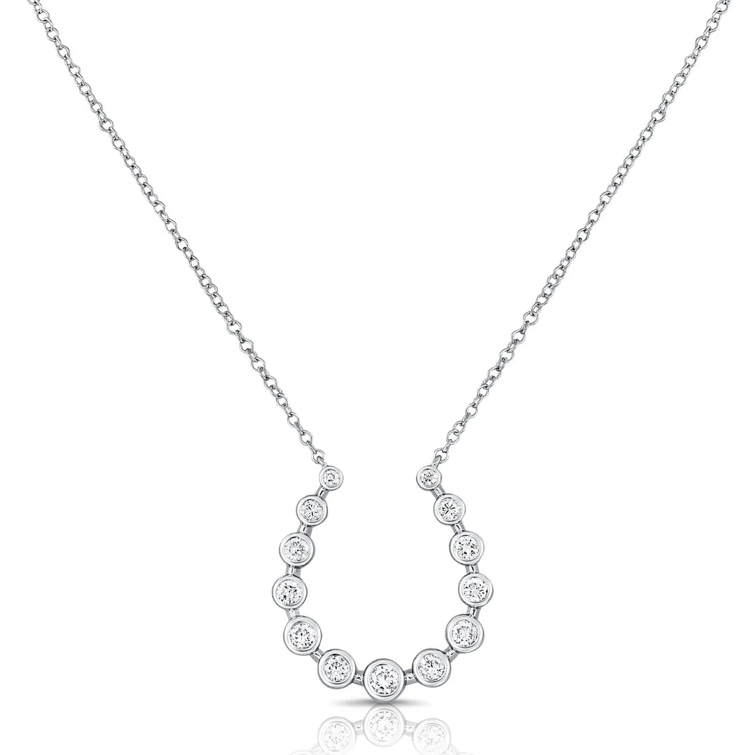 Diamond Horseshoe Necklace