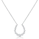 Load image into Gallery viewer, Diamond Horseshoe Necklace
