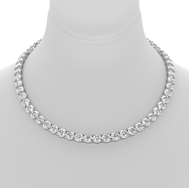 Lab Grown Diamond Tennis Necklace