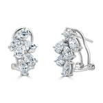 Load image into Gallery viewer, Paris Cluster Diamond Earrings
