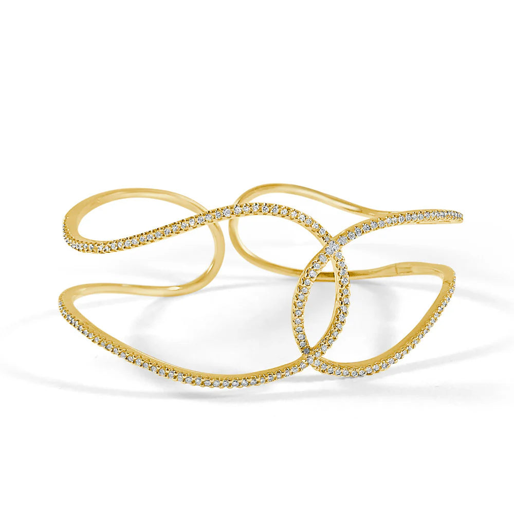 Cuff Diamond Bangle
