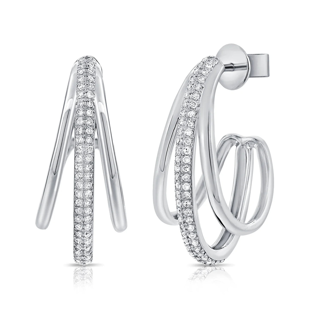 Diamond Cage Earrings