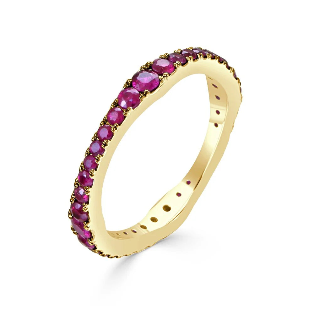 Rojo Ruby Eternity Ring