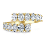 Load image into Gallery viewer, Duo Diamond Bypass Ring
