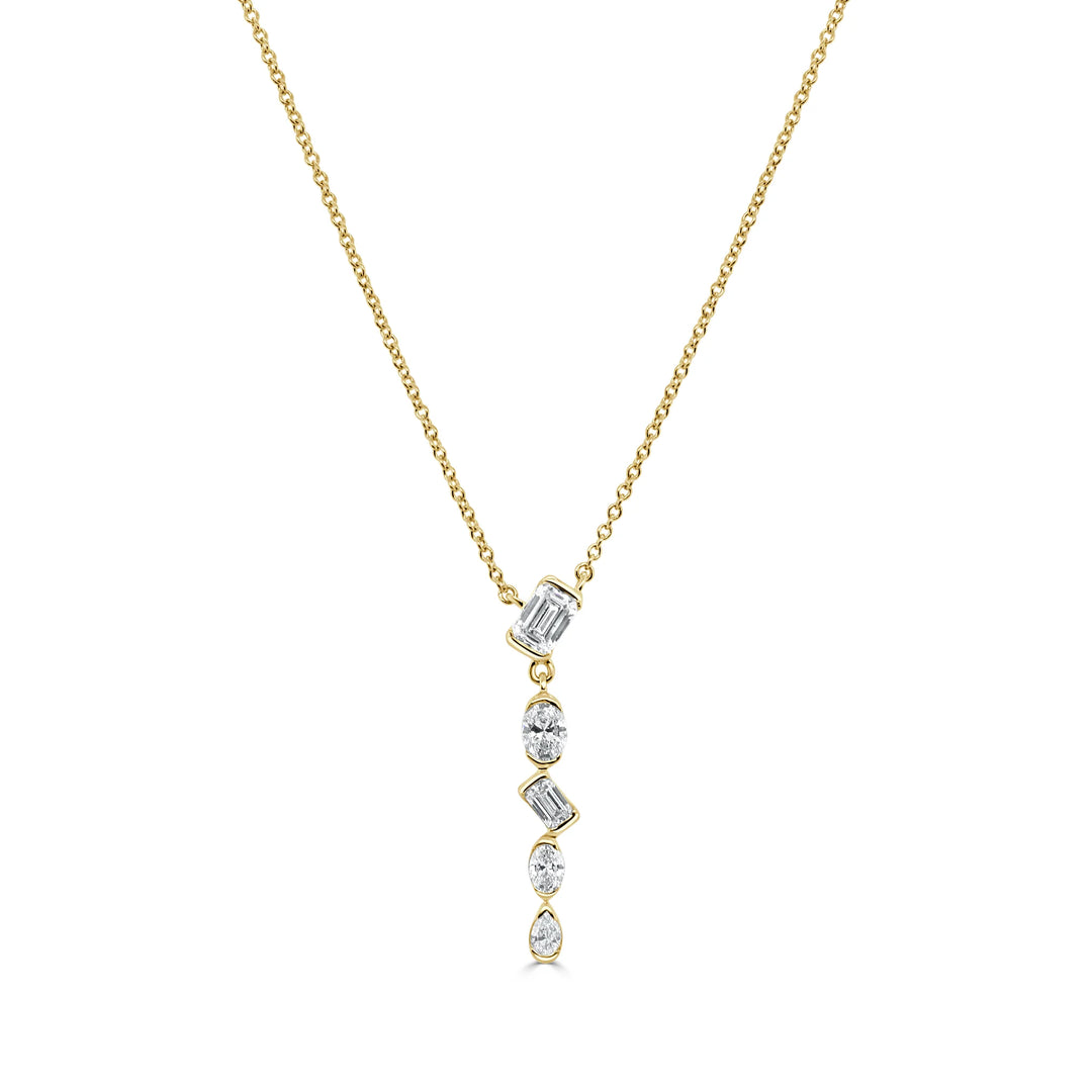 Mixed Shaped Nilay Diamond Necklace