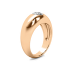 Load image into Gallery viewer, Chunky GOLD Domed Signet Band

