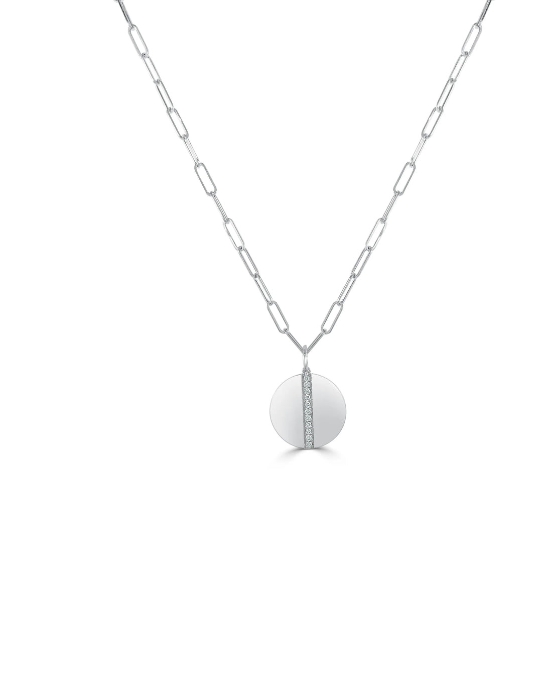 Disco Diamond Circle Disc Charm