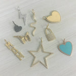 Load image into Gallery viewer, Black Diamond Heart Charm
