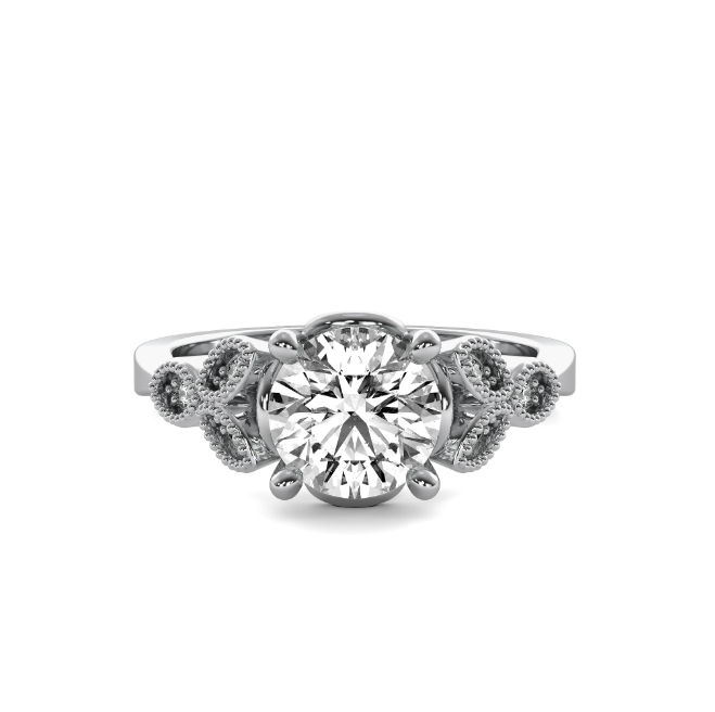 Leaf Diamond Semi Mount