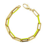 Load image into Gallery viewer, Mythic Yellow Enamel Bracelet
