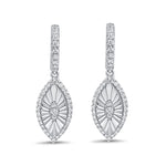 Load image into Gallery viewer, Siene Fluted Dangle Diamond Earrings
