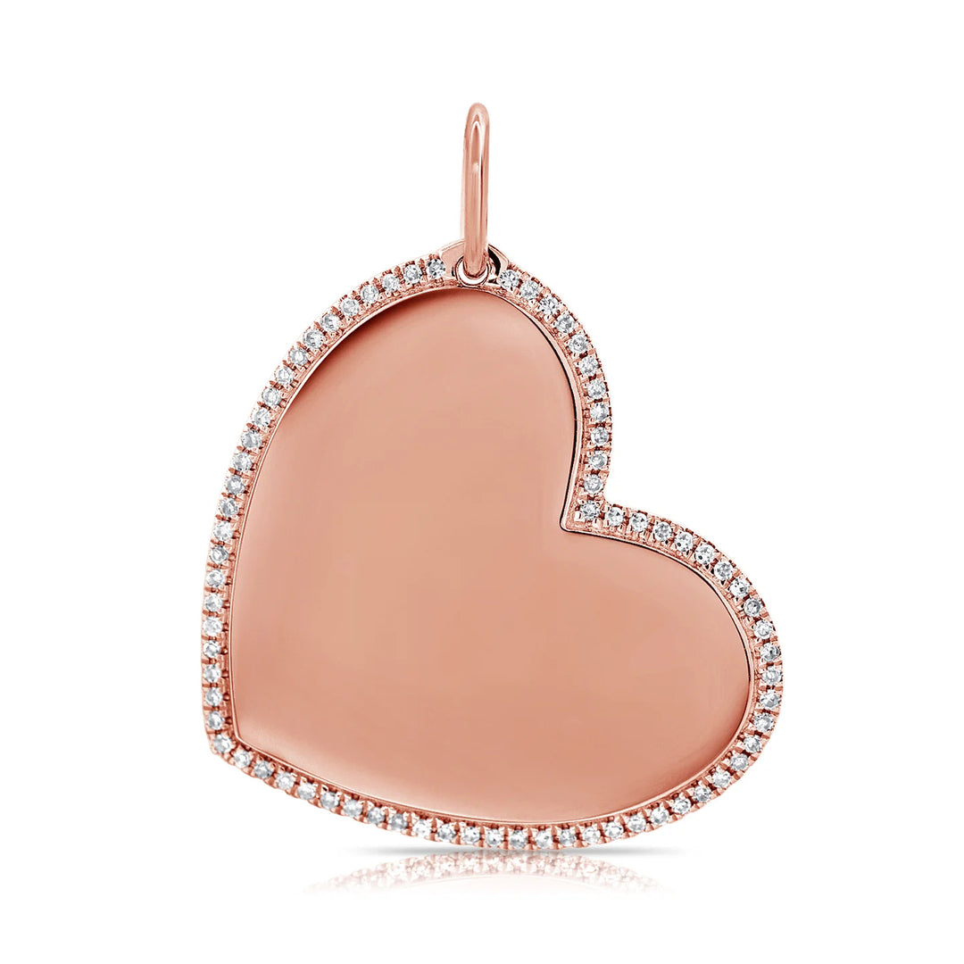 Iconic Diamond Heart Charm