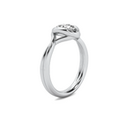 Load image into Gallery viewer, Ava Wrap Bezel Oval Cut Solitaire Semi Mount
