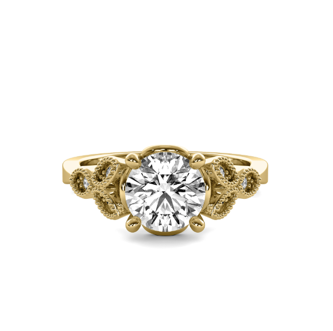 Leaf Diamond Semi Mount