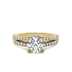 Load image into Gallery viewer, Split Shank Diamond Semi Mount
